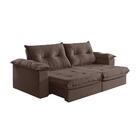 Sofá 2 Lugares Retrátil E Reclinável Martins M-164 Veludo Mar