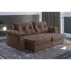 Sofá 2 Lugares Retrátil E Reclinável Martins M-164 Veludo Mar