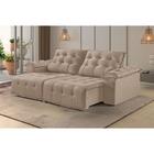 Sofá 2 Lugares Retrátil E Reclinável Martins M-170 Veludo Bege