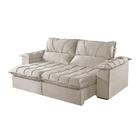 Sofá 2 Lugares Retrátil E Reclinável Martins M-178 Veludo Cre