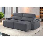 Sofá 2 Lugares Retrátil E Reclinável Martins M-180 Veludo Gra