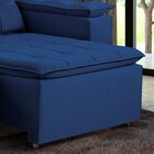 Sofá 2 Lugares Retrátil E Reclinável Palermo  Veludo Paris Az