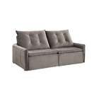 Sofá 2 Lugares Retrátil E Reclinável Slide Com Entrada Usb Ve