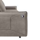 Sofá 2 Lugares Retrátil E Reclinável Slide Com Entrada Usb Ve