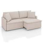 Sofá 2 Lugares Retrátil E Reclinável Stilo Linho Cru 174 Cm