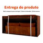 Sofá 2 Lugares Retrátil Lubeck Suede Marrom 140 Cm