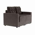 Sofá 2 Lugares Retrátil Mainz Suede Grafite 140 Cm