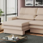 Sofá 2 Lugares Retrátil Noruega 230 Cm Veludo Pés Tabaco K01