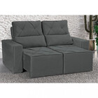 Sofá 2 Lugares Retrátil Reclinável 150cm Veludo Vegas Wood Es