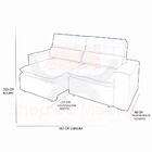 Sofa 2 Lugares Retratil Reclinavel Atenas 1 60 M Suede Cinza