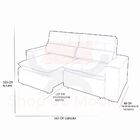 Sofa 2 Lugares Retratil Reclinavel Atenas 1 60 M Suede Marrom