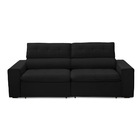 Sofa 2 Lugares Retratil Reclinavel Atenas 1 60 M Suede Preto