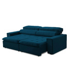 Sofa 2 Lugares Retratil Reclinavel Atenas 2 30 M Suede Azul M