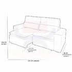 Sofa 2 Lugares Retratil Reclinavel Atenas 2 50 M Suede Bege