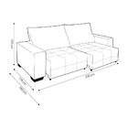 Sofá 2 Lugares Retrátil Reclinável Com Usb Paddington Veludo