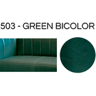 Sofá 2 Lugares Retrátil Reclinável Levi 250cm Couro Verde - S