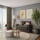 Sofá 2 Lugares Retrátil Tréveris Suede Grafite 140 Cm