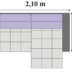 Sofá 2 Lugares Retrátile Reclinável