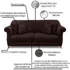 Sofa 2 Lugares Retro Polo 160cm Com Almofada Suede Ezz