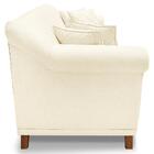 Sofa 2 Lugares Retro Polo 180cm Com Almofada Linho Ezz