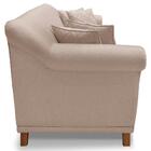 Sofa 2 Lugares Retro Polo 180cm Com Almofada Linho Ezz