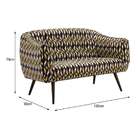 Sofá 2 Lugares Retrô Zap Colorido