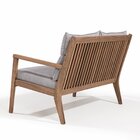 Sofá 2 Lugares Riade Acquablock Castanho/grafite