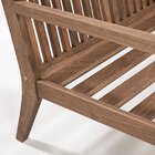 Sofá 2 Lugares Riade Acquablock Castanho/grafite