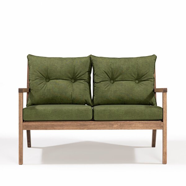 Sofá 2 Lugares Riade Acquablock Castanho/verde