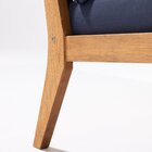 Sofá 2 Lugares Riade Acquablock Jatobá/azul