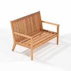 Sofá 2 Lugares Riade Acquablock Jatobá/fendi