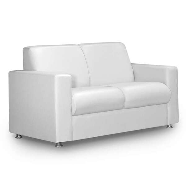 Sofá 2 Lugares Roma Corino Branco