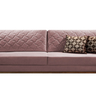 Sofá 2 Lugares Rosé Em Veludo 1,64m Dália