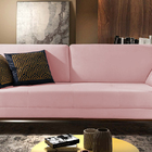 Sofá 2 Lugares Rosé Em Veludo 1,74m Lilac