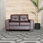 Sofá 2 Lugares Sala De Estar 150cm Milão Couro Chocolate G03