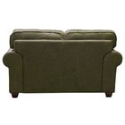 Sofá 2 Lugares Sala De Estar 167cm Rael Couro Verde - Gran Be