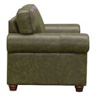 Sofá 2 Lugares Sala De Estar 167cm Rael Couro Verde - Gran Be