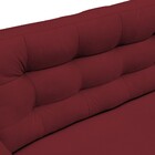 Sofá 2 Lugares Sala De Estar Eros 150 Cm Veludo Vinho Base Fi
