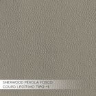 Sofá 2 Lugares Sala De Estar Pés Em Madeira Nauru Couro Off W