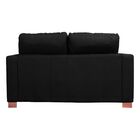 Sofá 2 Lugares Sala De Estar Pés Madeira Kenny 160 Cm Couro P