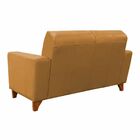 Sofá 2 Lugares Sala De Estar Recepção 145cm Russia Couro Cara