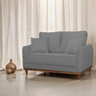 Sofá 2 Lugares Sala De Estar Recepção Luxo Conforto Benny 140