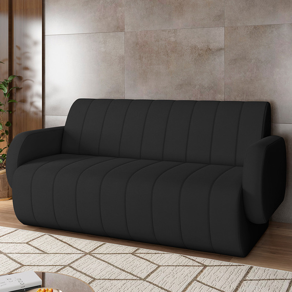 Sofá 2 Lugares Sala Living Orgânico 168cm Fávara K01 Veludo P