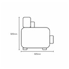 Sofá 2 Lugares San Diego Corino Azul