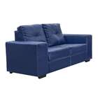 Sofá 2 Lugares San Diego Corino Azul