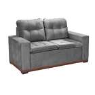 Sofá 2 Lugares Serrano Veludo Cinza