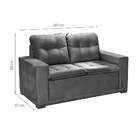 Sofá 2 Lugares Serrano Veludo Marfim