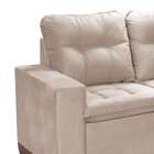 Sofá 2 Lugares Serrano Veludo Marfim