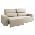 Sofá 2 Lugares Sonny Reclinável E Retrátil Nude - Viero Móveis