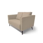 Sofá 2 Lugares Tecido Poliéster Fun Bege
